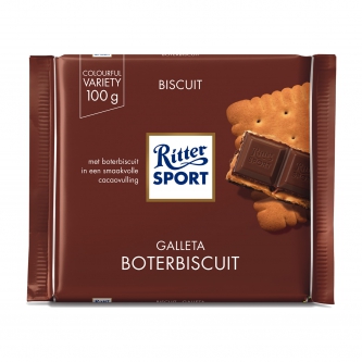 CHOCOLATE RELLENO DE GALLETA